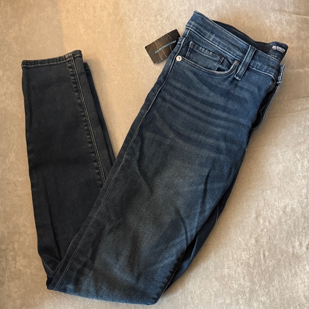 Hudson Jeans Women's Skinny Jeans - Dark Blue